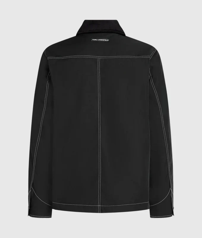 Bomberjacke mit Kontrastnähten