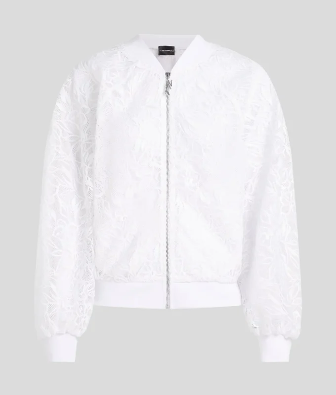 BOMBERJACKE MIT ORCHIDEENSTICKEREI BOMBERJACKE MIT ORCHIDEENSTICKEREI