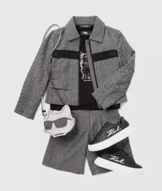 Bouclé-Jacke für Mädchen