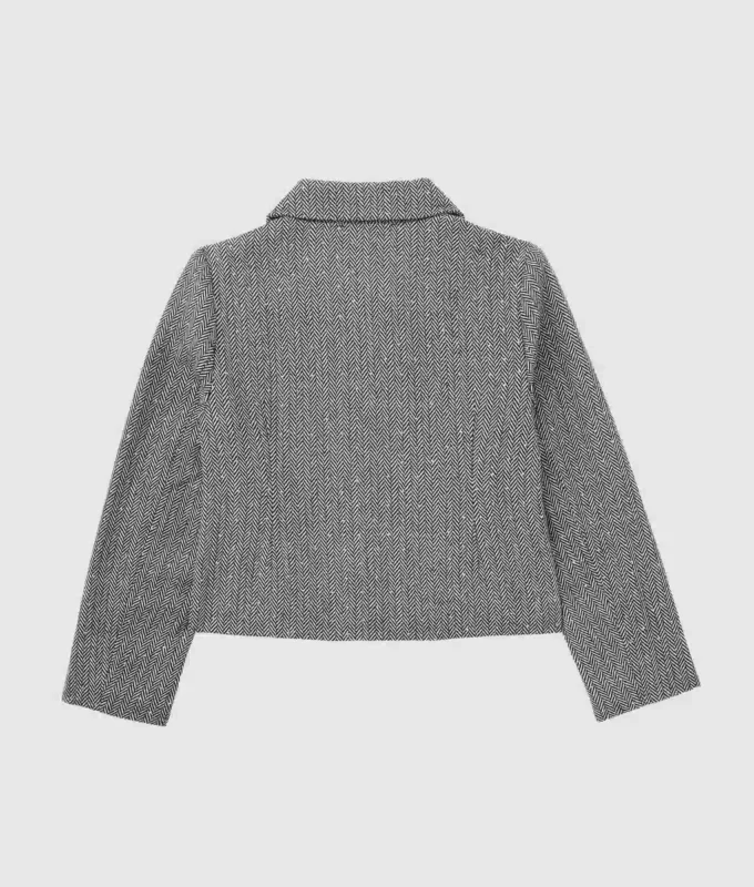 Bouclé-Jacke für Mädchen Bouclé-Jacke für Mädchen