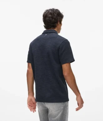 Bouclé-Poloshirt
