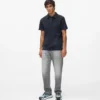 Bouclé-Poloshirt Bouclé-Poloshirt