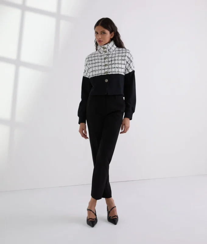 BOUCLÉ-SWEATJACKE BOUCLÉ-SWEATJACKE