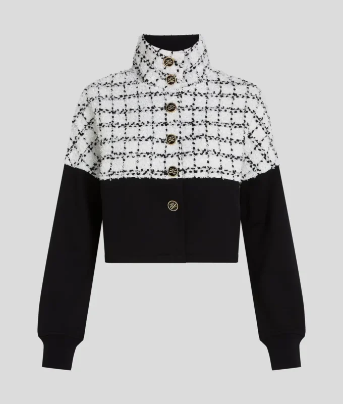 BOUCLÉ-SWEATJACKE BOUCLÉ-SWEATJACKE