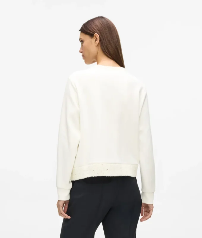 Bouclé-Sweatshirt