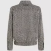 Bouclé-Tweedjacke mit Reißverschluss Bouclé-Tweedjacke mit Reißverschluss