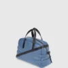 Bowlingtasche aus Denim mit Schnallen Bowlingtasche aus Denim mit Schnallen