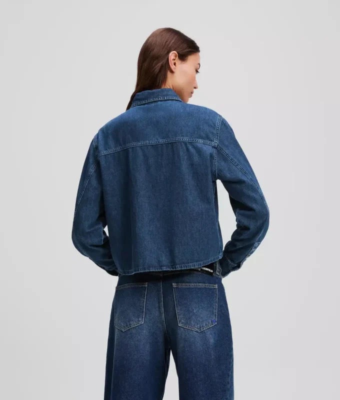 BOXY DENIM SHIRT