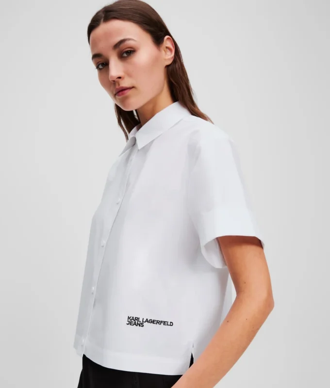 BOXY-SHIRT MIT KURZEN ÄRMELN BOXY-SHIRT MIT KURZEN ÄRMELN