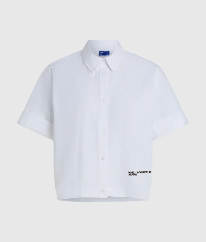 BOXY-SHIRT MIT KURZEN ÄRMELN BOXY-SHIRT MIT KURZEN ÄRMELN