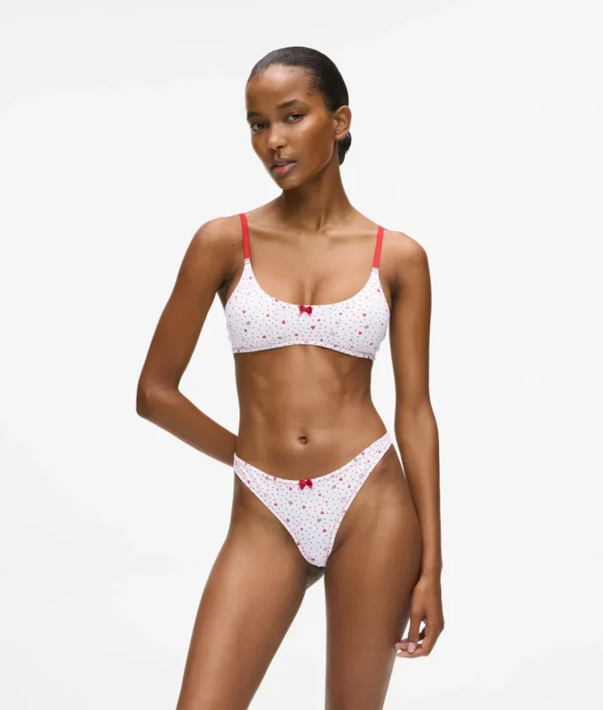 Bralette mit Herzprint