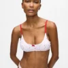 Bralette mit Herzprint