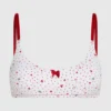 Bralette mit Herzprint