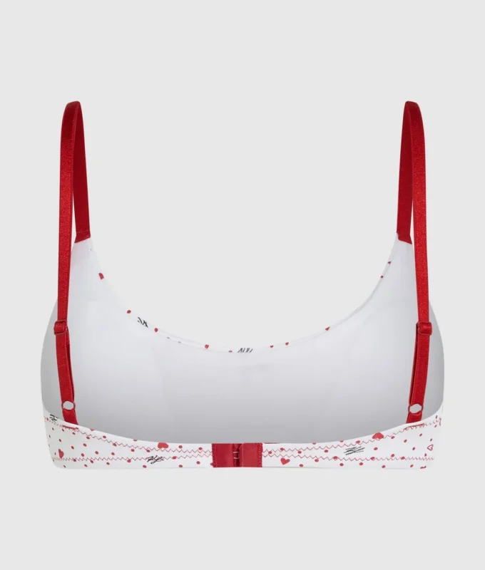 Bralette mit Herzprint