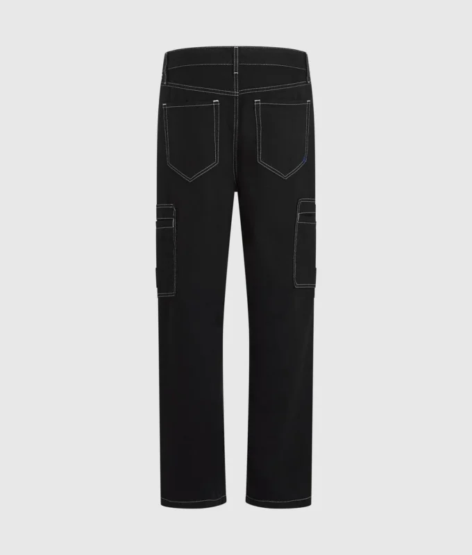 Cargohose mit Kontrastnähten