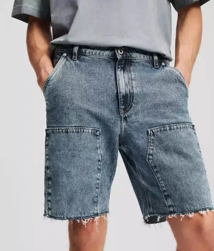 CARPENTER DENIM SHORTS CARPENTER DENIM SHORTS
