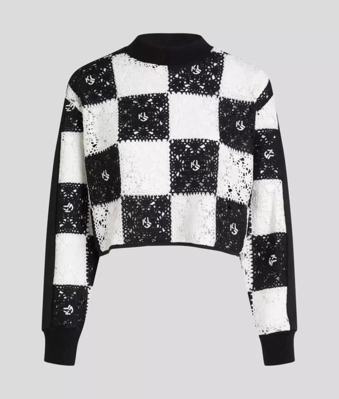 CROCHET CROPPED SWEATER CROCHET CROPPED SWEATER