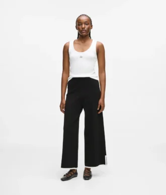 Culottes mit kontrastierenden Paspeln