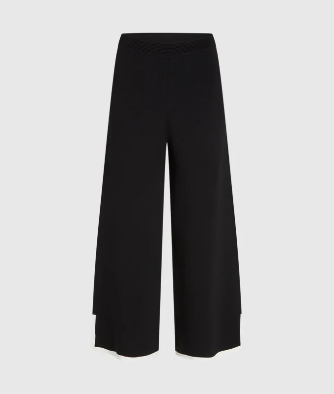 Culottes mit kontrastierenden Paspeln Culottes mit kontrastierenden Paspeln