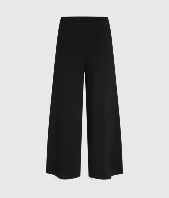 Culottes mit kontrastierenden Paspeln Culottes mit kontrastierenden Paspeln