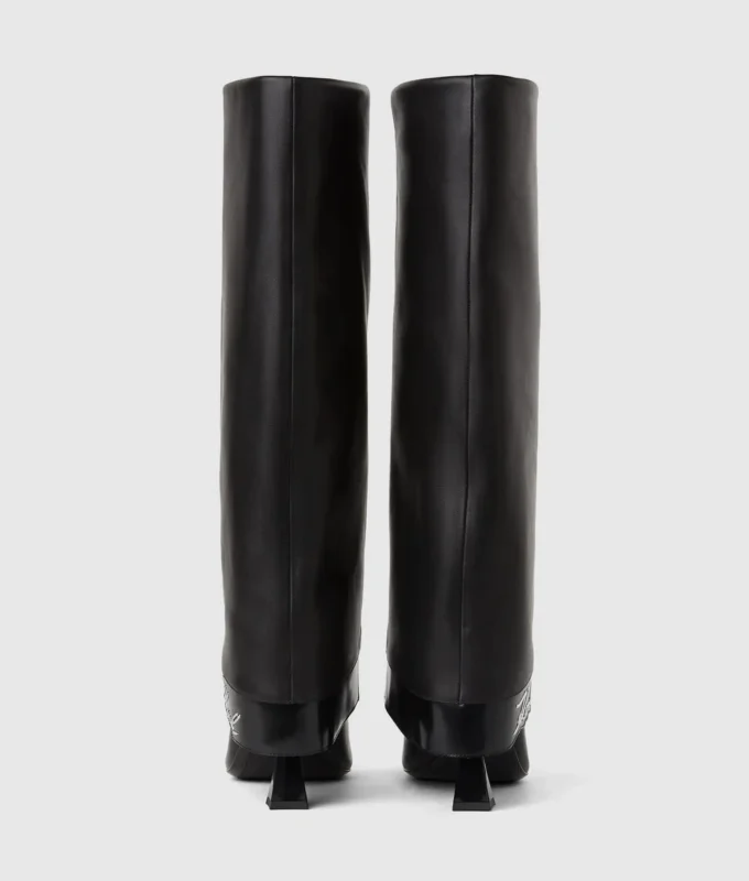 Debutante hohe Stiefel mit umklappbarem Schaft Debutante hohe Stiefel mit umklappbarem Schaft