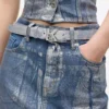 Denim-Gürtel mit K-Logo Denim-Gürtel mit K-Logo