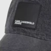 Denim-Kappe mit Box-Logo