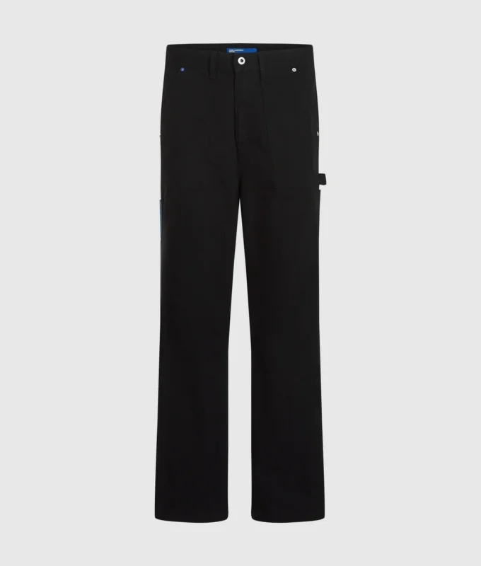 Denim-Taschenhose im Carpenter-Stil Denim-Taschenhose im Carpenter-Stil
