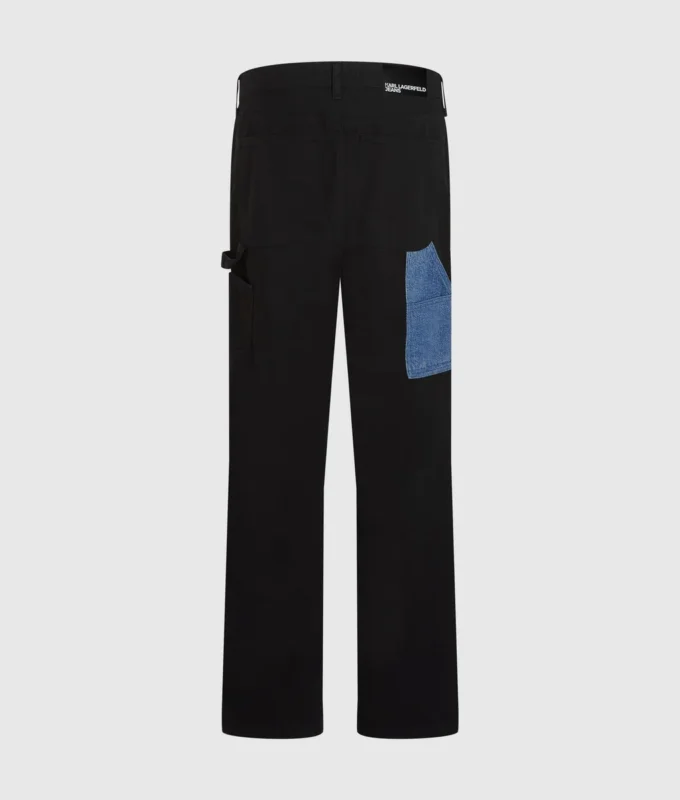 Denim-Taschenhose im Carpenter-Stil Denim-Taschenhose im Carpenter-Stil