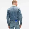 Denimjacke aus Lammfell Denimjacke aus Lammfell