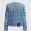 Denimjacke aus Lammfell Denimjacke aus Lammfell