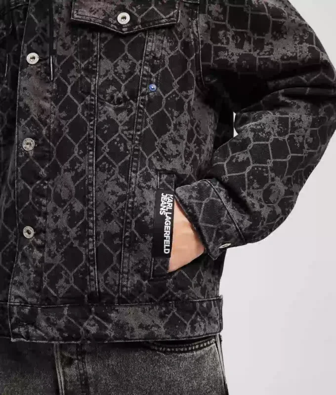 DENIMJACKE MIT ALLOVER-PRINT DENIMJACKE MIT ALLOVER-PRINT