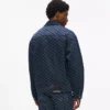 Denimjacke mit durchgehendem Monogramm-Print Denimjacke mit durchgehendem Monogramm-Print