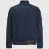 Denimjacke mit durchgehendem Monogramm-Print Denimjacke mit durchgehendem Monogramm-Print