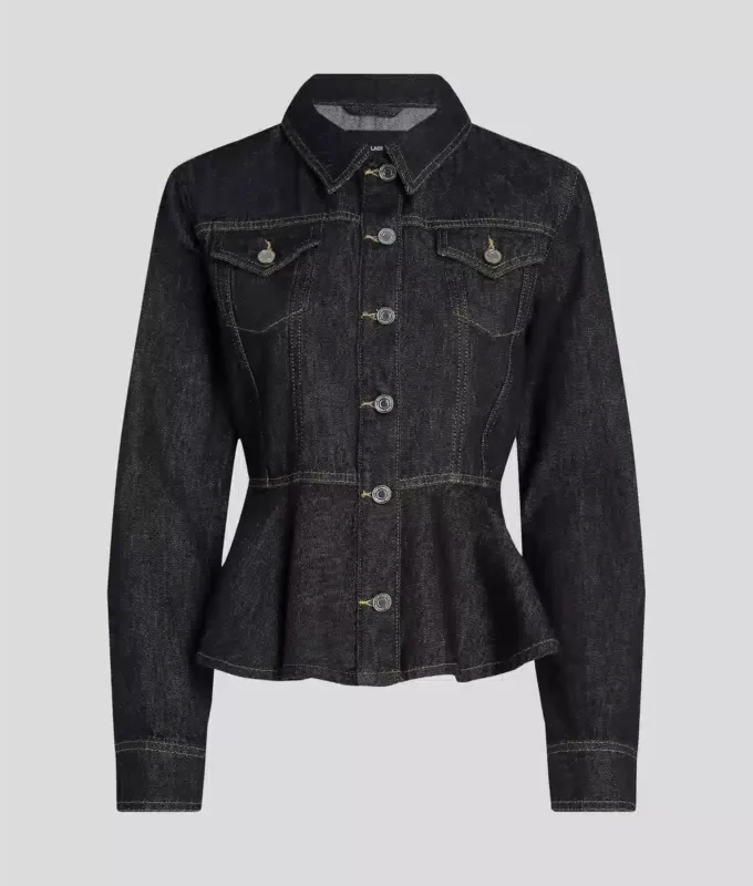 DENIMJACKE MIT KONTRASTSTICHEN DENIMJACKE MIT KONTRASTSTICHEN
