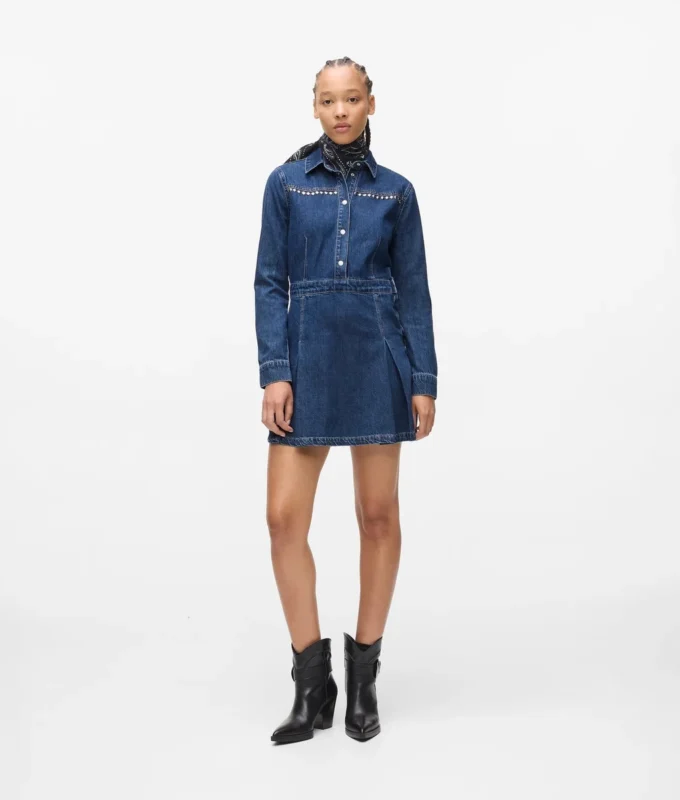 Denimkleid mit Nieten Denimkleid mit Nieten