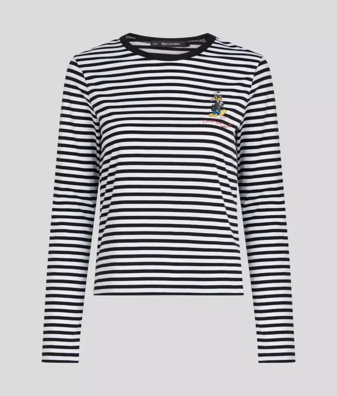 DISNEY X KL GESTREIFTES T-SHIRT DISNEY X KL GESTREIFTES T-SHIRT