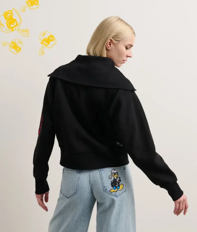 DISNEY X KL HALB-ZIP-SWEATSHIRT