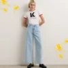 DISNEY X KL JEANS MIT WEITEM BEIN DISNEY X KL JEANS MIT WEITEM BEIN