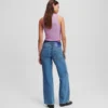 DOUBLE-WAIST RELAXED JEANS