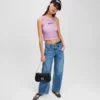 DOUBLE-WAIST RELAXED JEANS