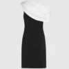 Drapiertes One-Shoulder-Kleid Drapiertes One-Shoulder-Kleid