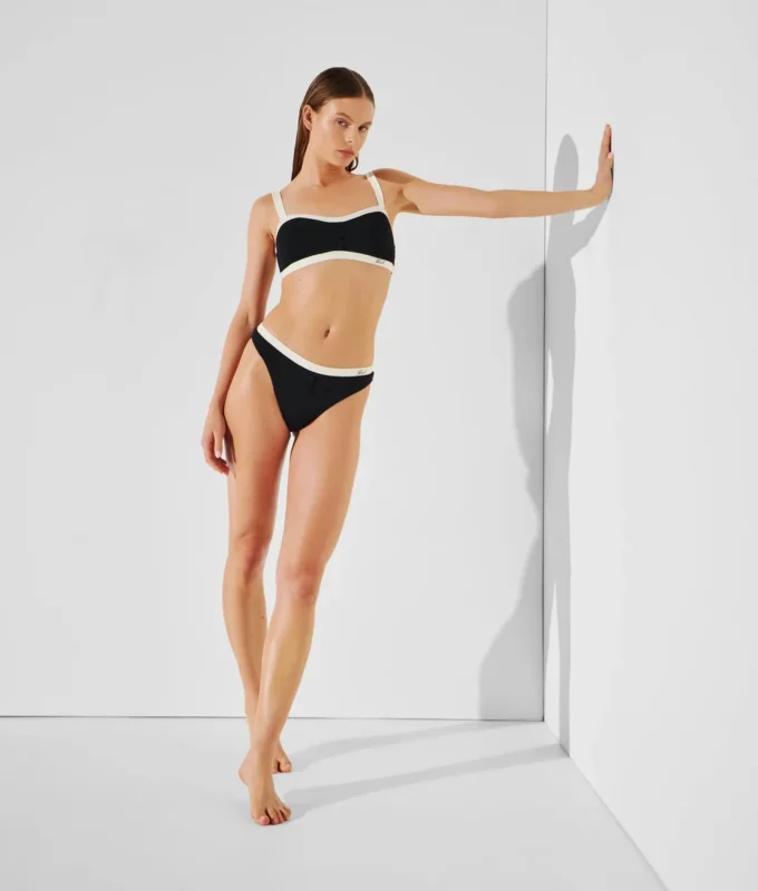 EINFARBIGE BIKINIHOSE