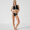 EINFARBIGES BIKINI-TANKTOP