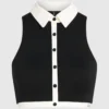 EINFARBIGES BIKINI-TANKTOP