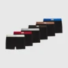 Elastische Boxershorts mit Logo-Etikett – 7er-Pack