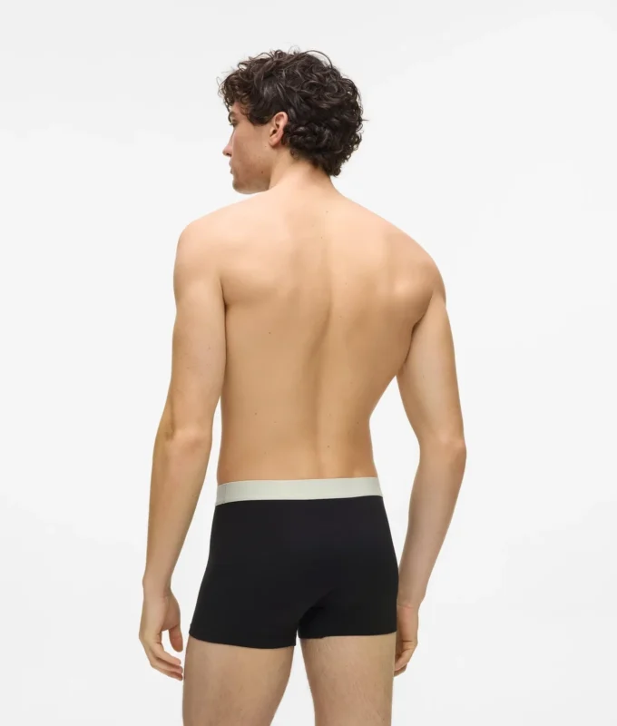 Elastische Boxershorts mit Logo-Etikett – 7er-Pack