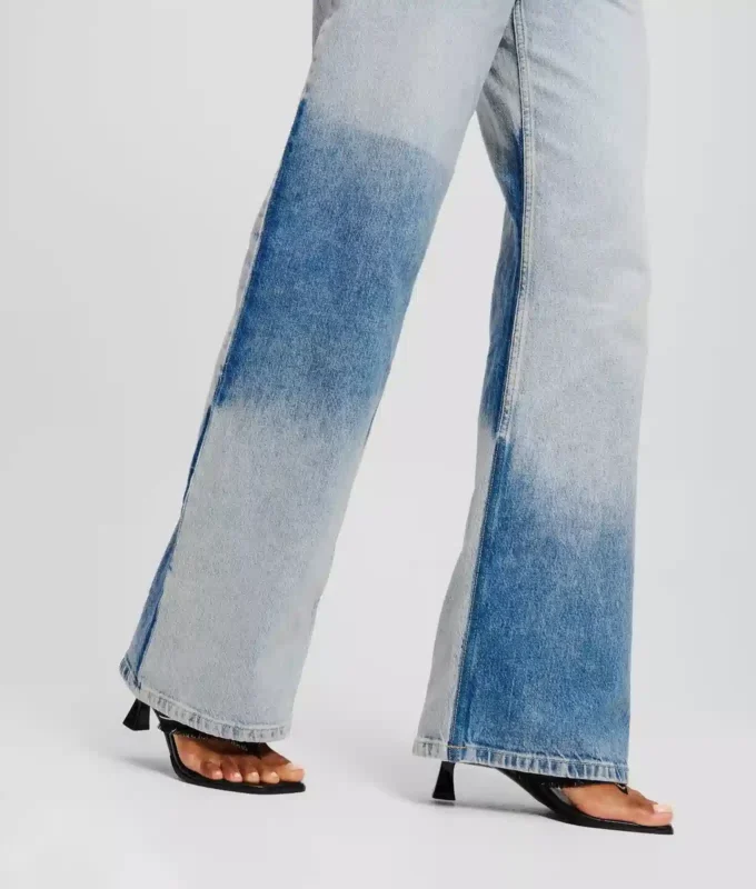 ENTSPANNTE COLOR-BLOCK-JEANS