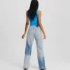 ENTSPANNTE COLOR-BLOCK-JEANS