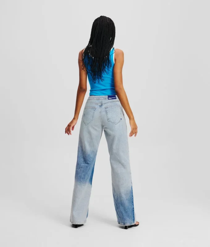 ENTSPANNTE COLOR-BLOCK-JEANS
